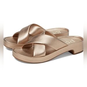 Pedro Garcia Lexia Rose Gold Nappa Lame